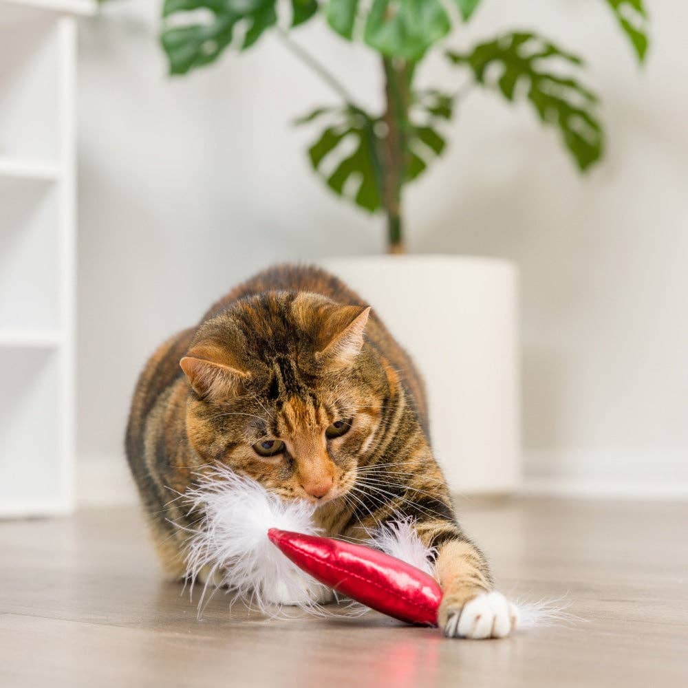 Huxley & Kent – Brinquedo - Gato por atacado – Chapéu de Natal e Doce Coisa Brinquedo para Gato 2un.6