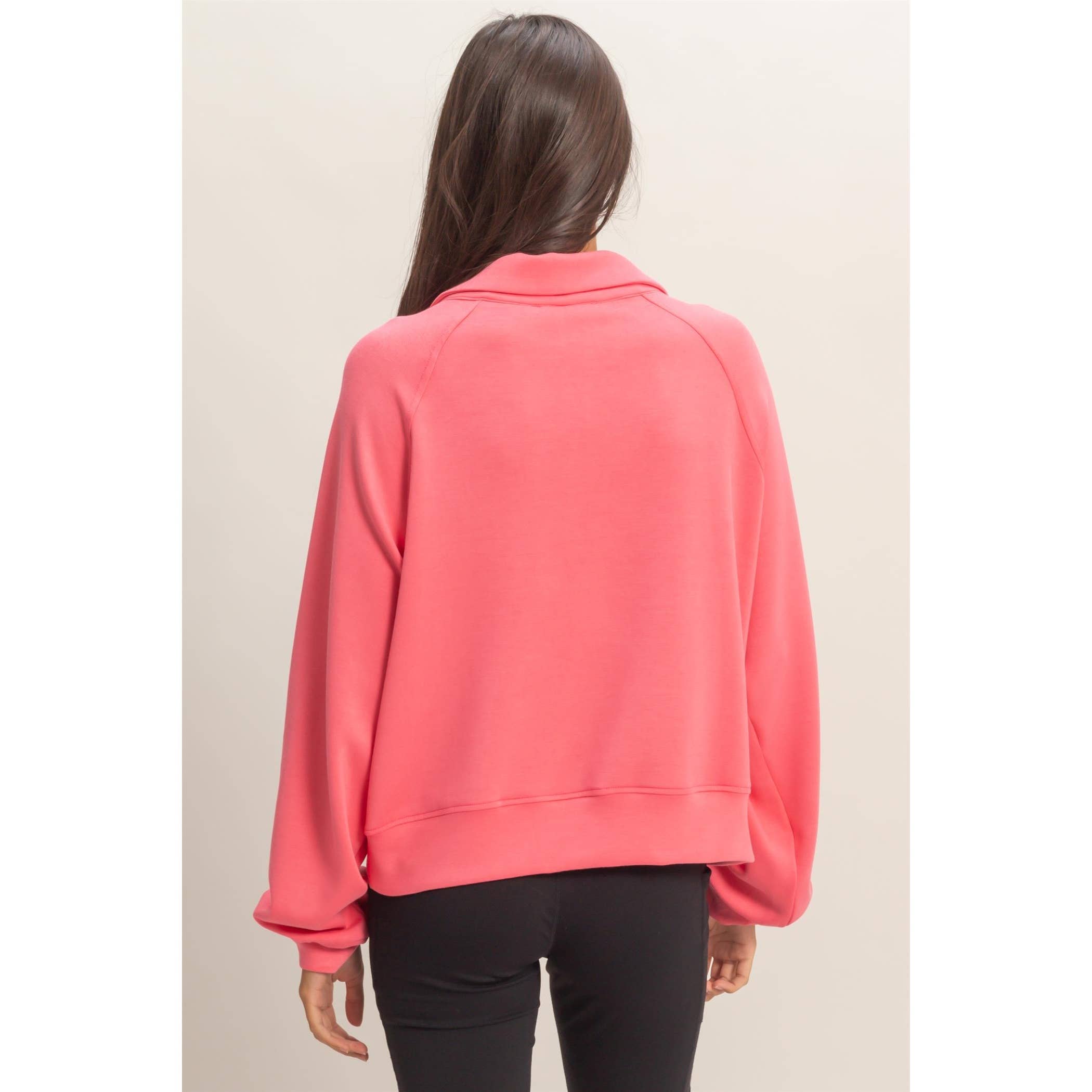 HYFVE - Wholesale Sweatshirt - Women's - Half-Zip Collar Pullover20