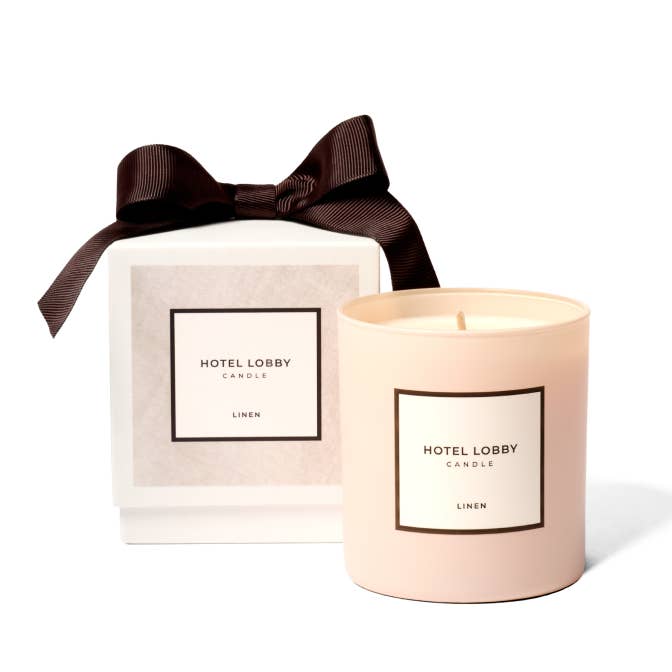 Hotel Lobby Candle - Wholesale Jar/Filled Candle - Linen - Luxury Soy Candle - 9.75 oz3