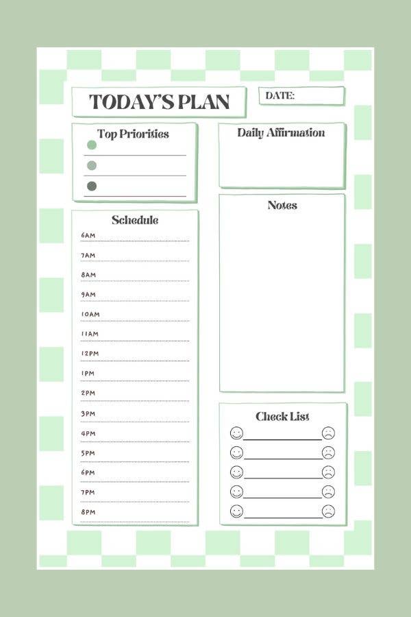 1st Allie - Wholesale Planner - DAILY NOTEPAD SCHEDULE PLANNER1