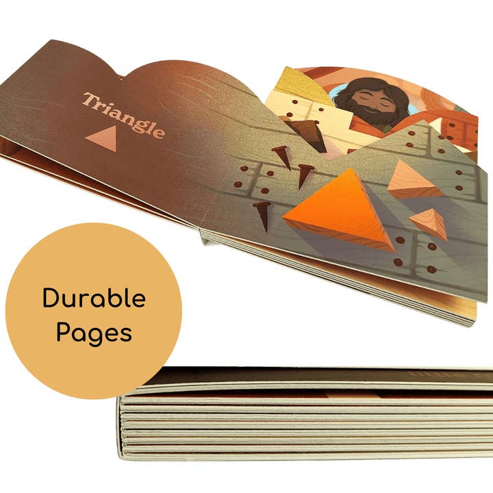 The Little Rose Shop - Wholesale Book - Kids - Joseph's Workshop of Shapes Board Book6