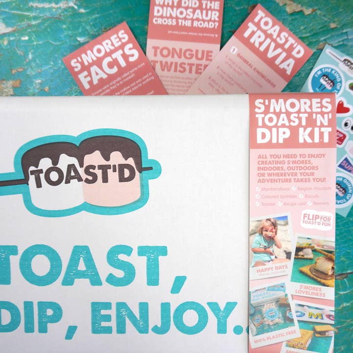 Toast'd - Vendita all'ingrosso Kit fai da te per alimenti - Kit regalo S'Mores Toast 'N' Dip '