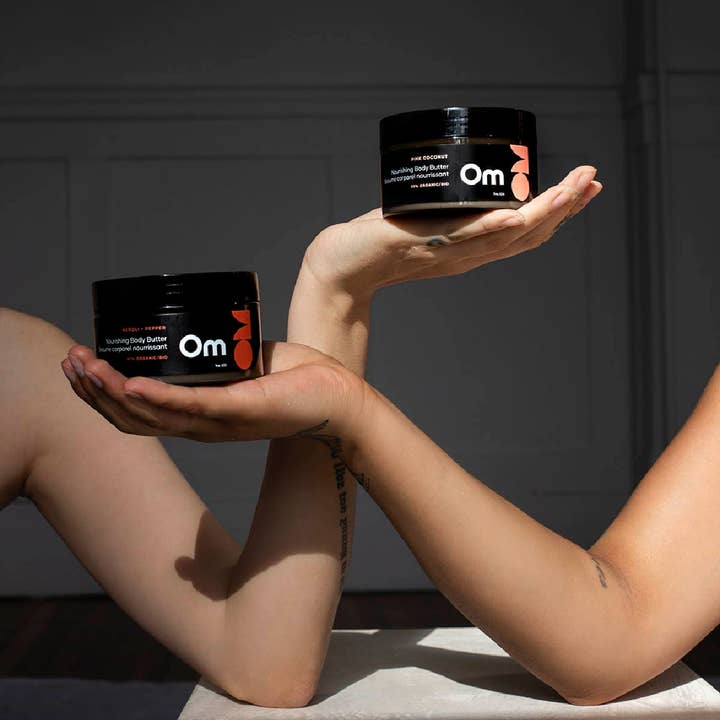 Om Organics Skincare - Wholesale Body Balm/Butter - Pink Coconut Nourishing Body Butter