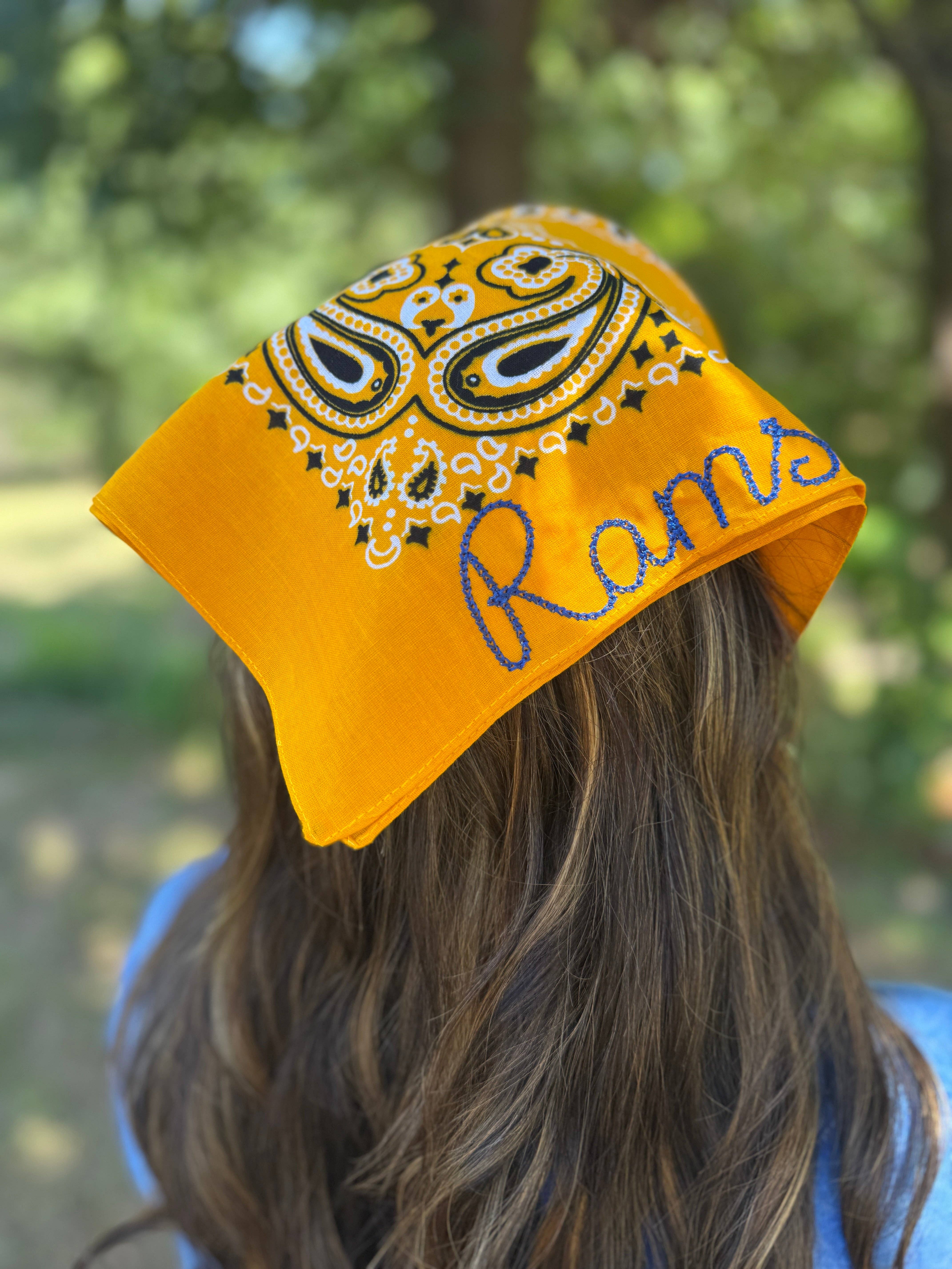 Hillside Threads Wholesale - Wholesale Bandana - Women's - Embroidered Chainstitch Bandana3