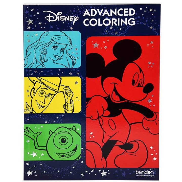 Disney Advanced Coloring Book for wholesale by Deluxe Import Trading
