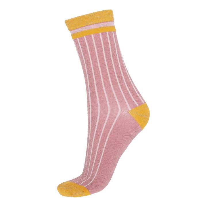 Women's Glitter Socks Striped, Socks CPH for wholesale by CPH Textiles