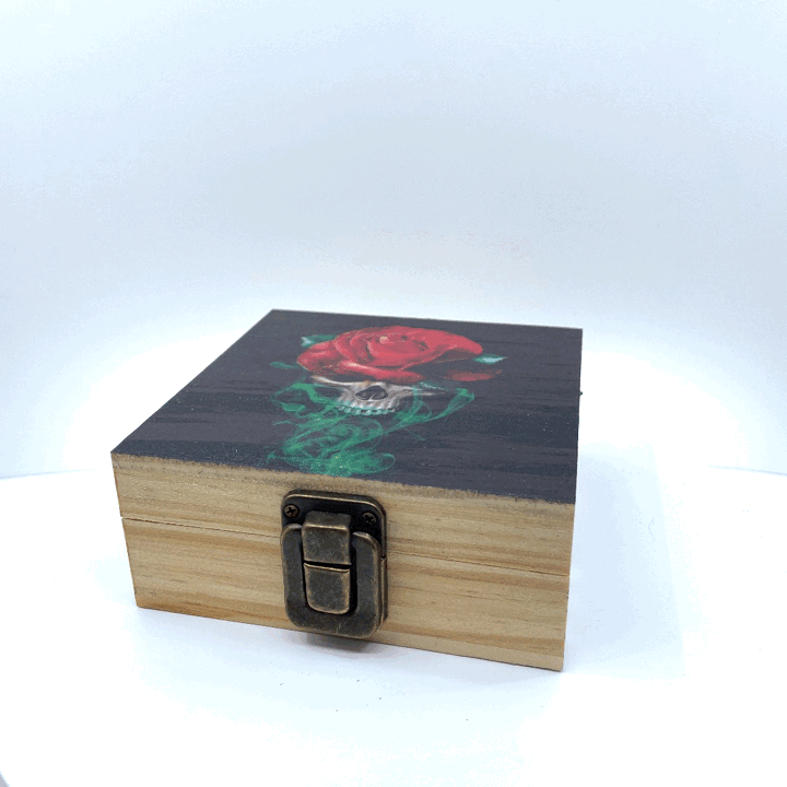 Novelty Closeout - Wholesale Decorative Box - Smokezilla Wood Stash Box Assortment- 6/Pack2