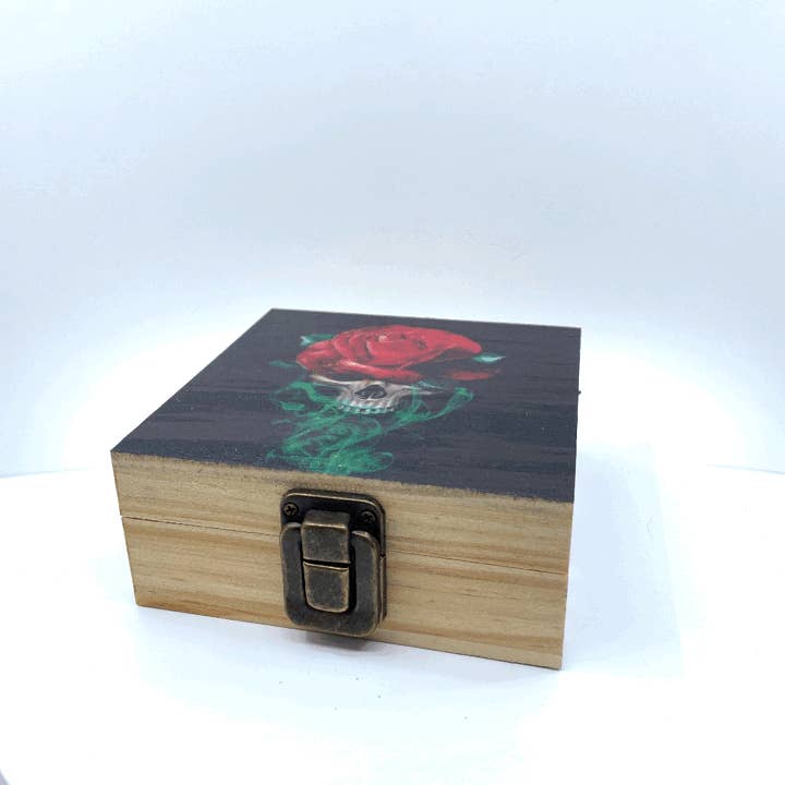 Novelty Closeout - Wholesale Decorative Box - Smokezilla Wood Stash Box Assortment- 6/Pack2