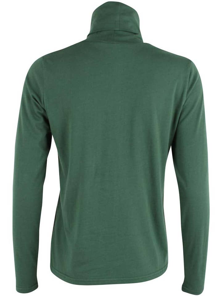Danefae København - Wholesale Knit top – Women's - Danemanna Modal Rollneck Tee Dark Pine5