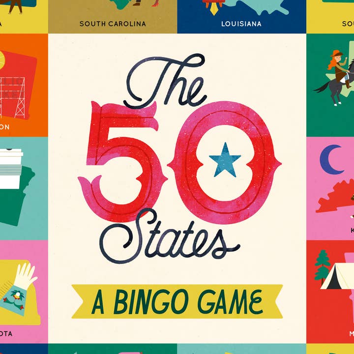 50 States Bingo Game for wholesale by QUARTO