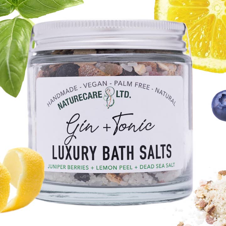 Gin & Tonic Luxury Bath Salt for wholesale by Naturecare Ltd