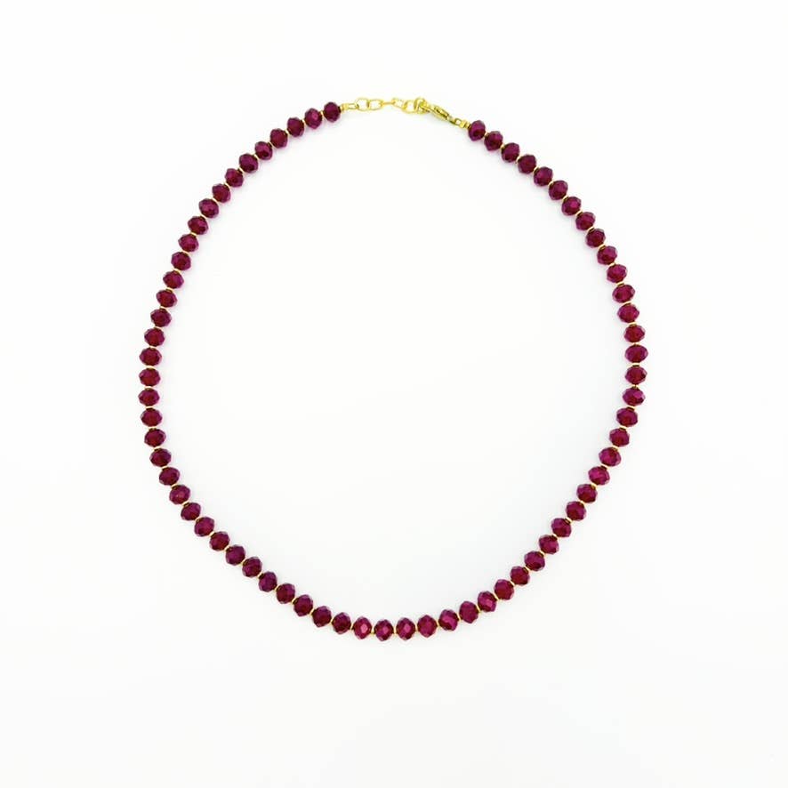 Baizaar – Großhandel Perlenkette – Perlen-Glitzer-Halskette1