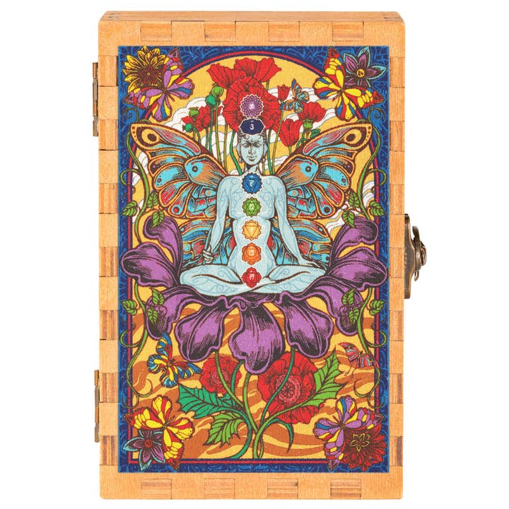 Benjamin International - Wholesale Decorative box - Chakra Lotus Tarot Card Box