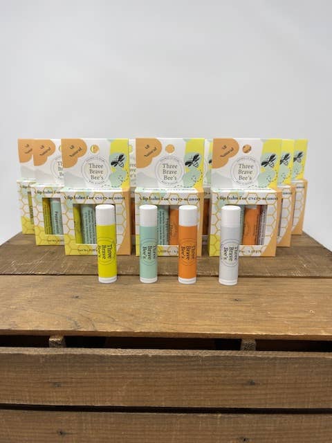 Lippenbalsem set voor wholesale door Three Brave Bees