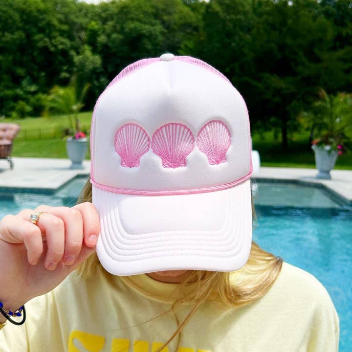 Poppy & Pine - Wholesale Trucker Hat - Women's - Seashells Trucker Hat