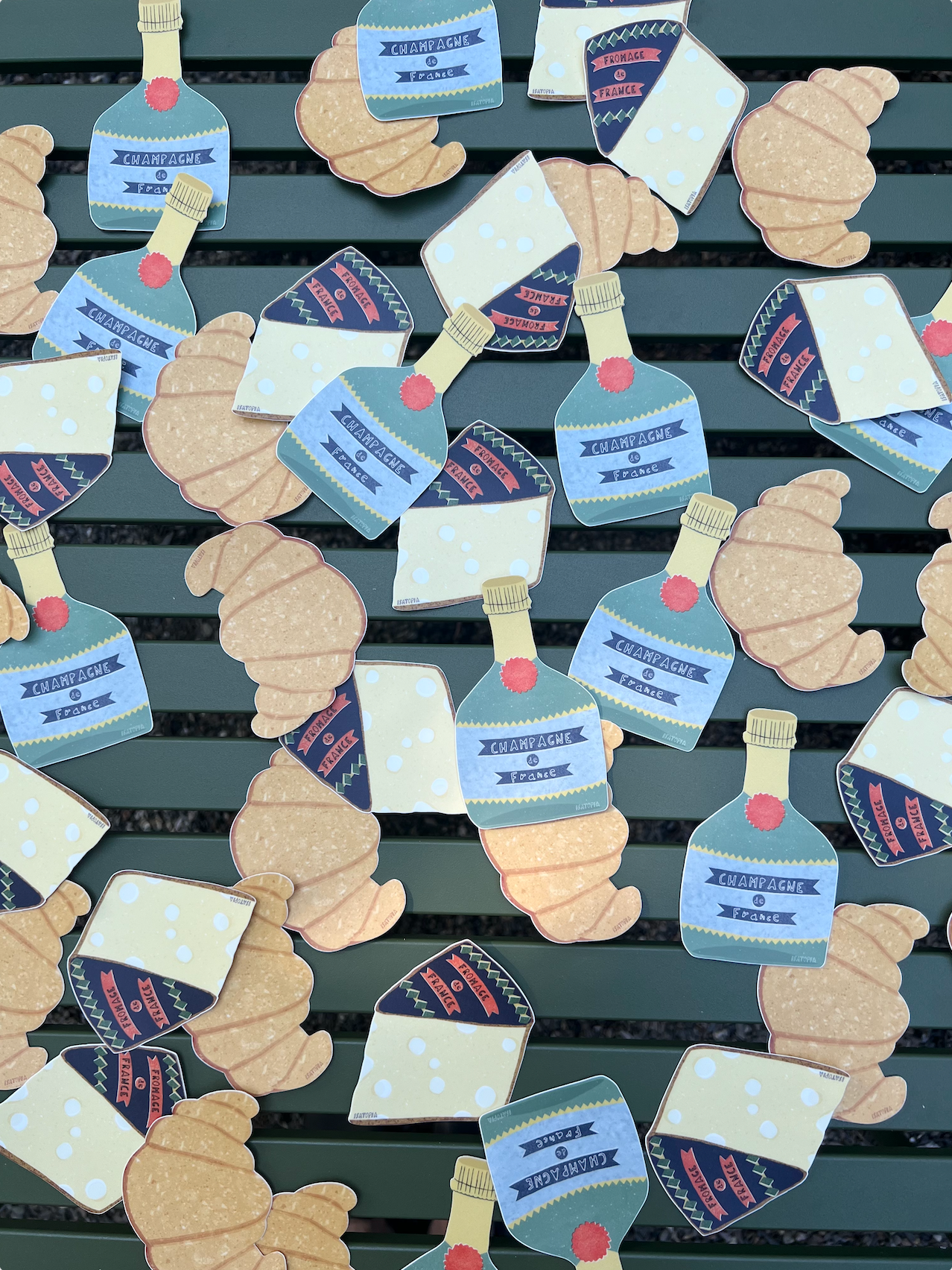 Isatopia – wholesale Sticker – French Collection Stickers Pack5