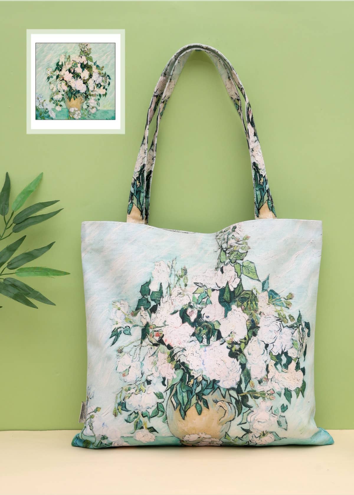 JC Sunny Fashion - Wholesale Tote Bag - Women's - JCFB0383 Roses by Vincent van Gogh – Art Tote Bag1