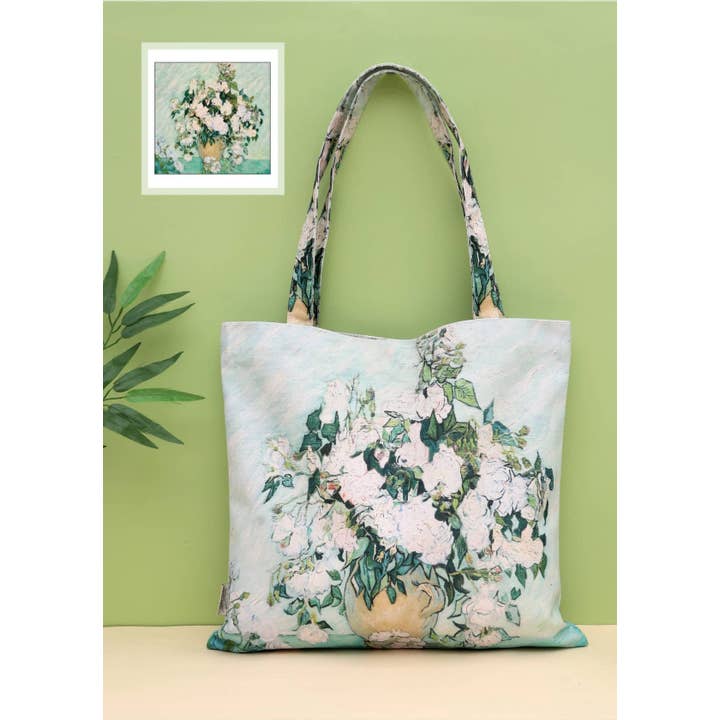 JC Sunny Fashion - Wholesale Tote Bag - Women's - JCFB0383 Roses by Vincent van Gogh – Art Tote Bag1