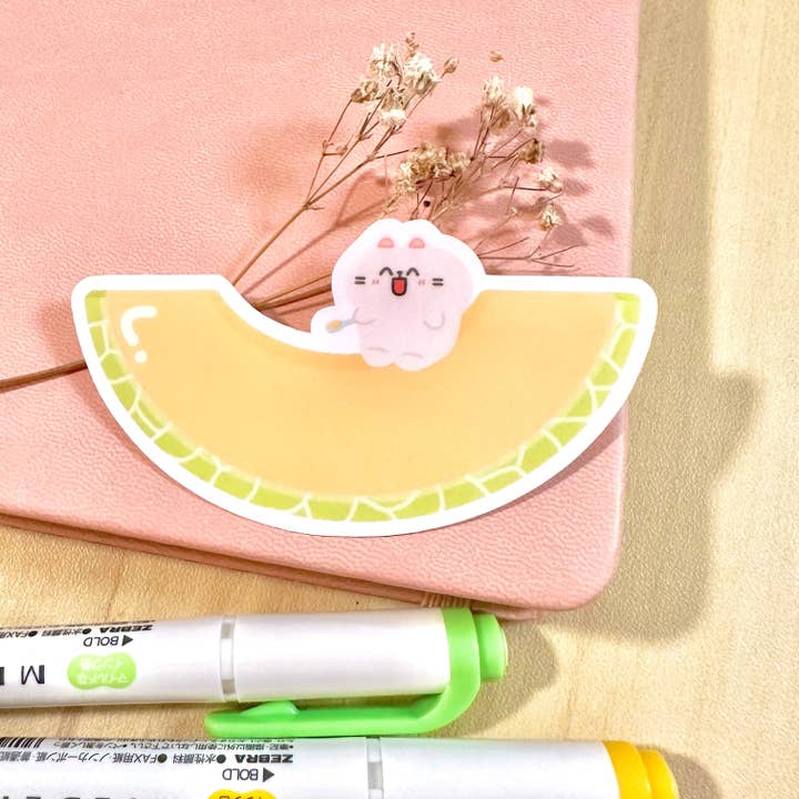 Chubby In A Melon Sticker for wholesale by Chubbythelittlecat