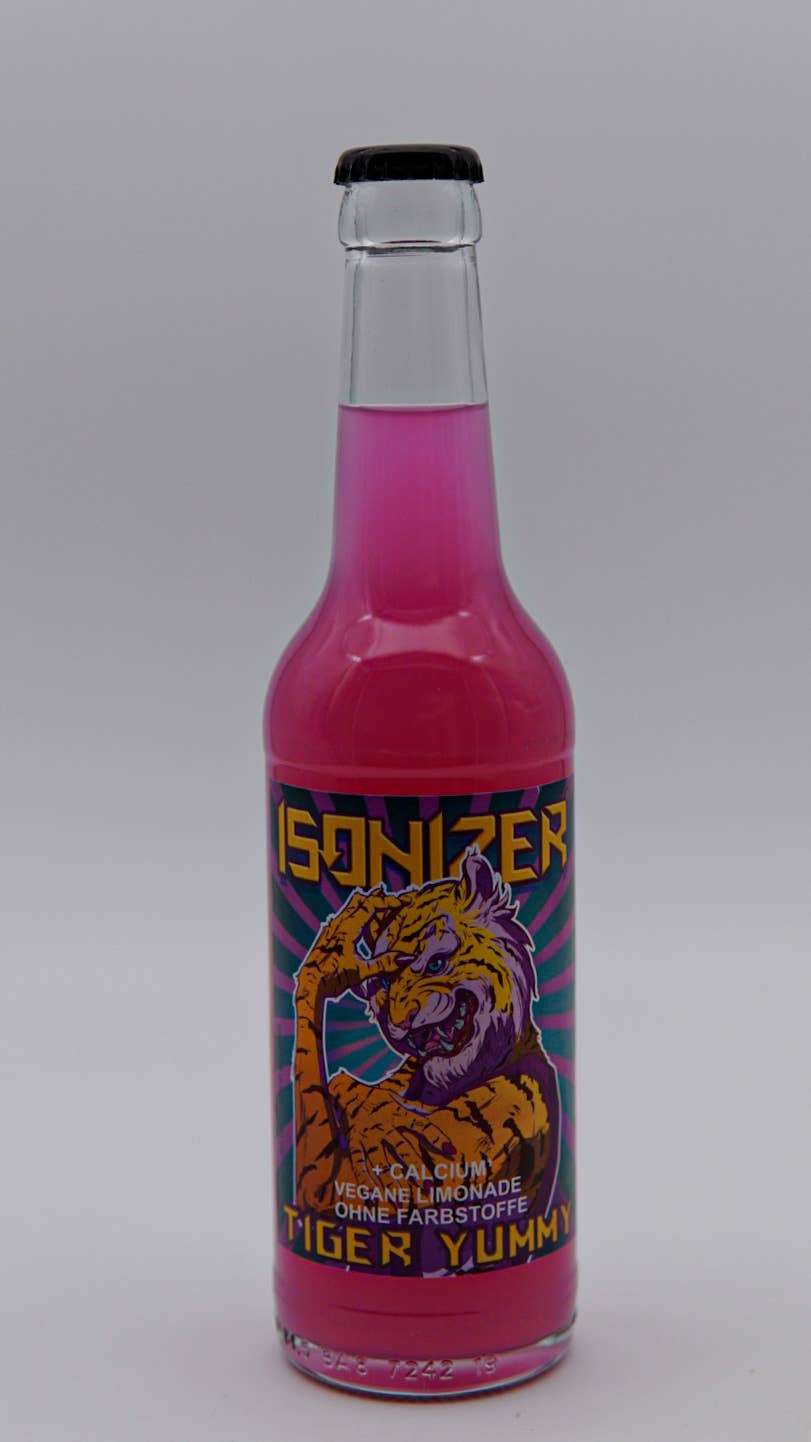 Isonizer - Venta al por mayor Refrescos/bebidas carbonatadas - Tiger Yummy Isonizer, pack de 12 botellas1