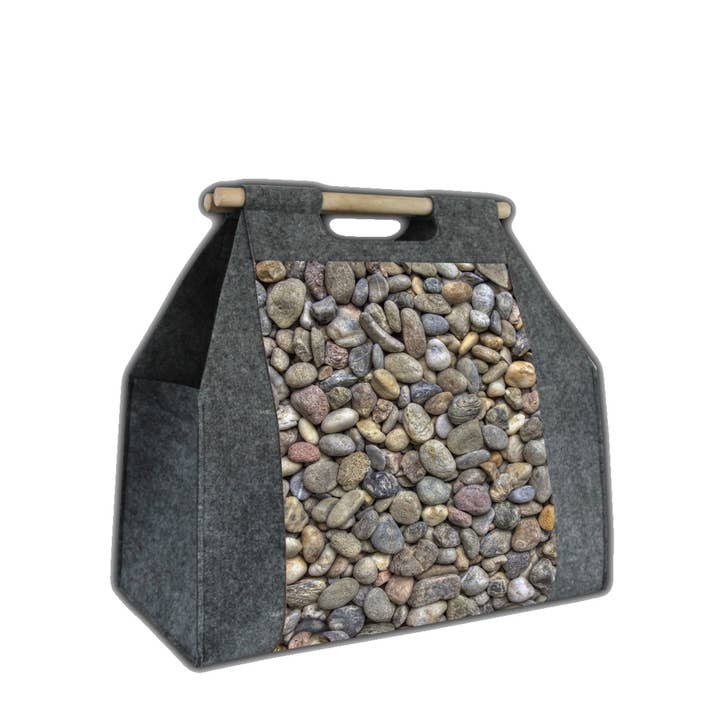 IngrossoBertoni by INCI Srl - Wholesale Storage Bin - Kamyki Gipsy Bertoni Line Felt Maxi Organizer Bag