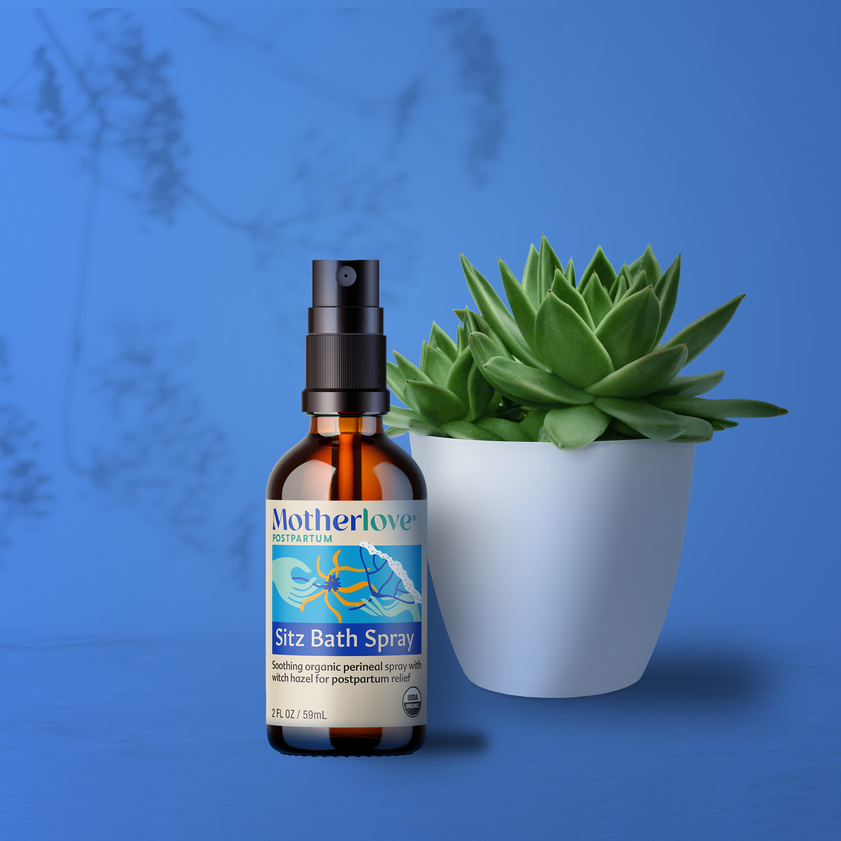 Motherlove - Wholesale Intimate Cleanser/Wipe - Sitz Bath Spray 2 oz1