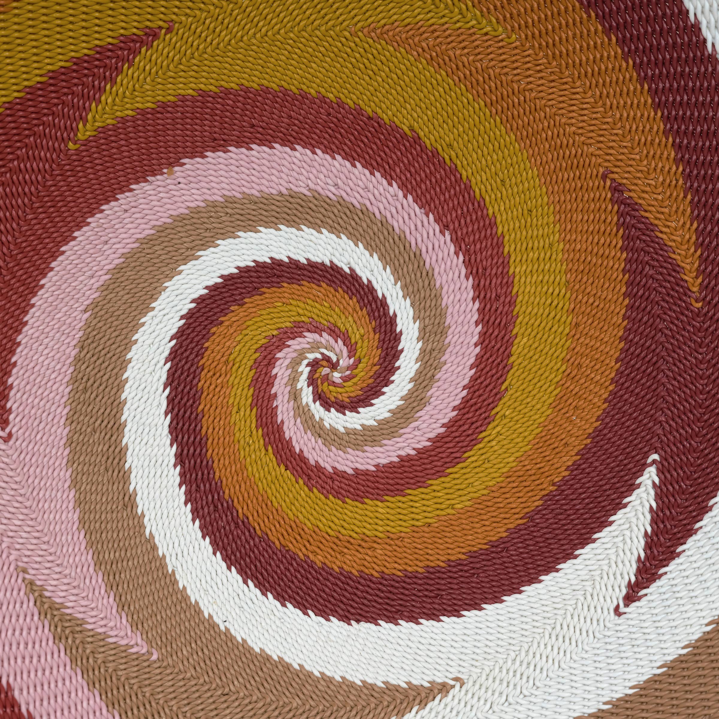 AS'ART a sense of crafts – Prato/tigela decorativa por atacado – Tigela de fio de telefone trançado, cores Mix&Glow25