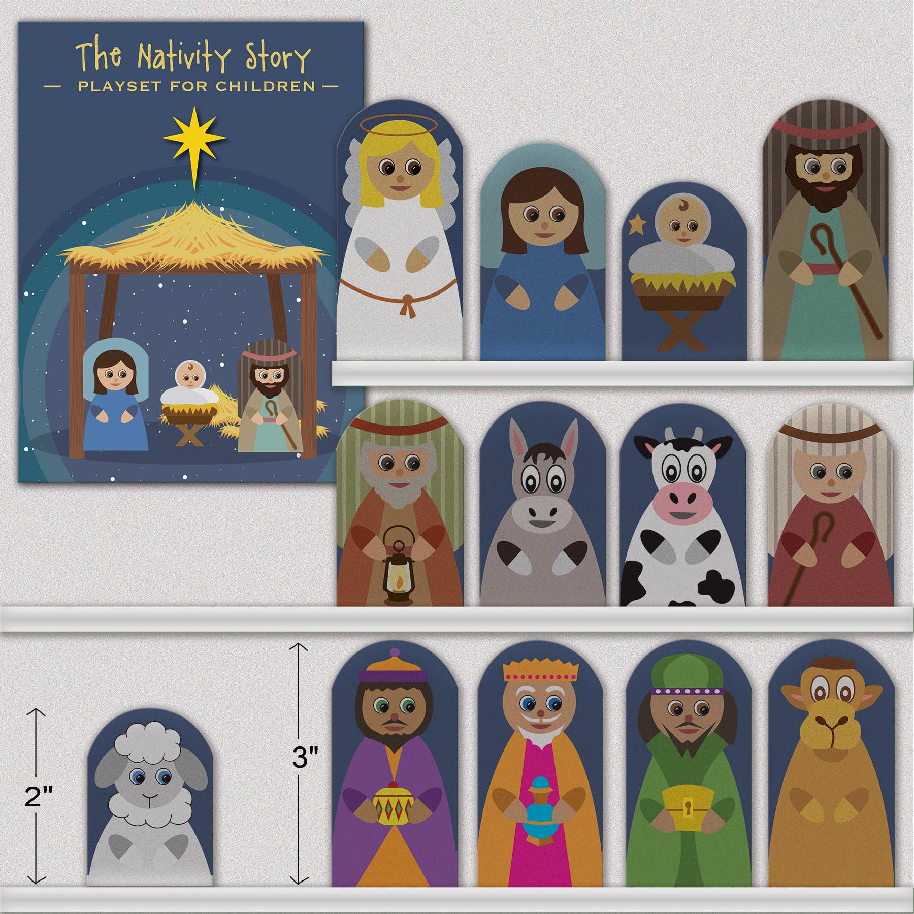 Abbey + CA Gift - Wholesale Toy Set - Kids - Nativity Playset7