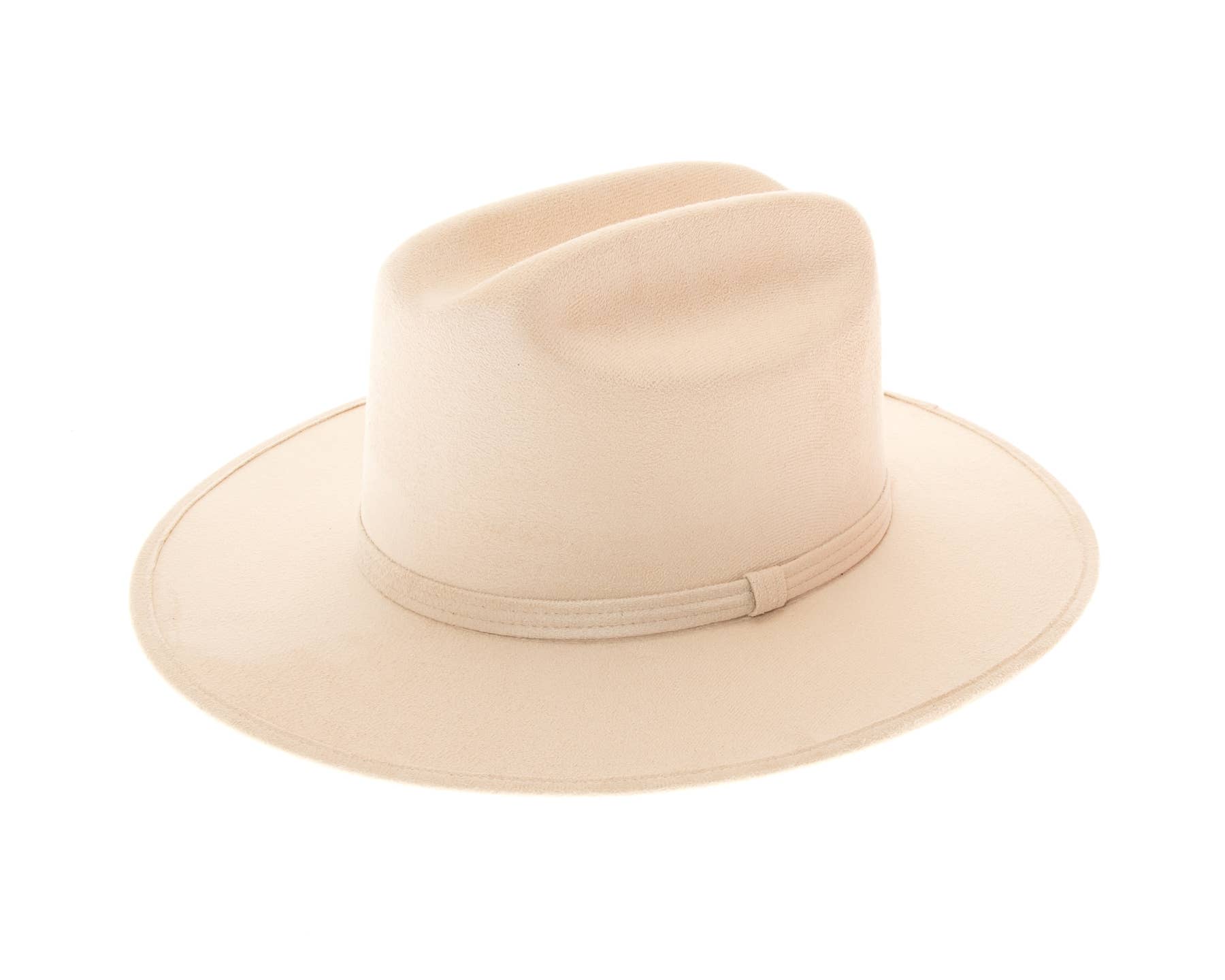 DNMC - Wholesale Fedora - Women's - Flat Brim Western Rancher Hat - Premium Vegan Suede4