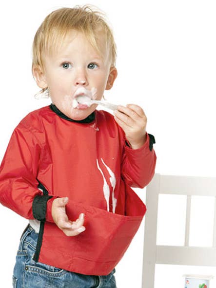 Bavaglino con maniche Rosso per la vendita all'ingrosso da parte di in the pocket baby