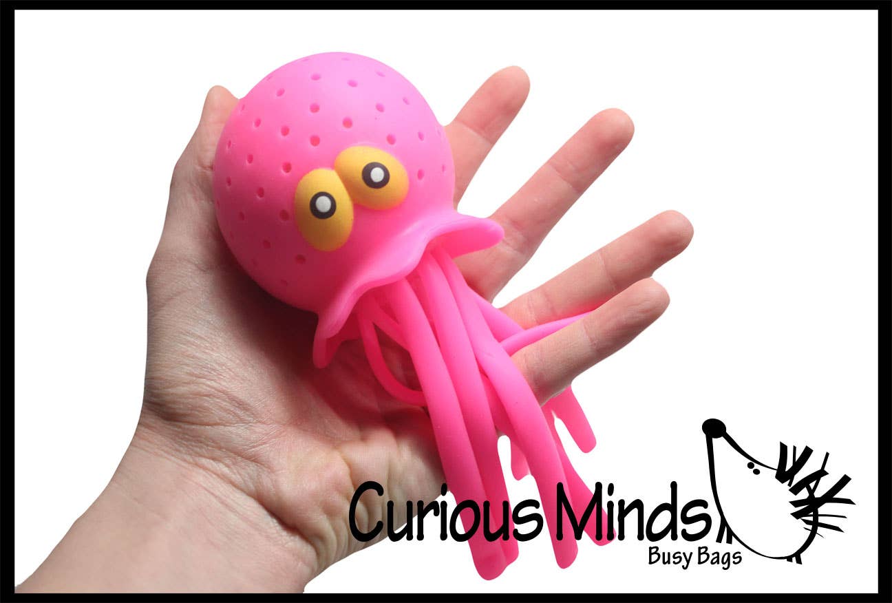 Curious Minds Toys - Wholesale Bath Toy - Baby - 1 Octopus Jellyfish Bath and Pool Toy Water Bomb Soaker - St1