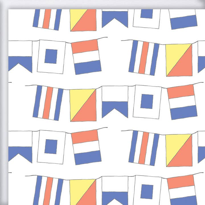 Coast Flags Gift Wrap for wholesale by Sara Fitz