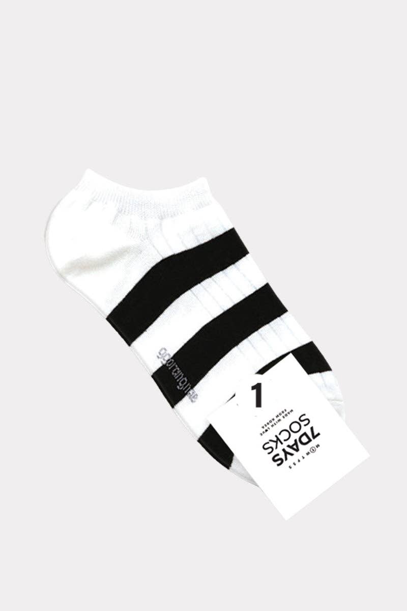7DAYSSOCKS – wholesale Socks – Women's – Women's Ankle Stripe Pleat Socks0