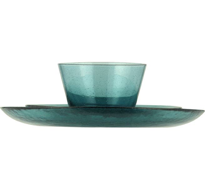 BRITISH COLOUR STANDARD – wholesale Dinner plate – Mineral Blue Handmade Small Plate6