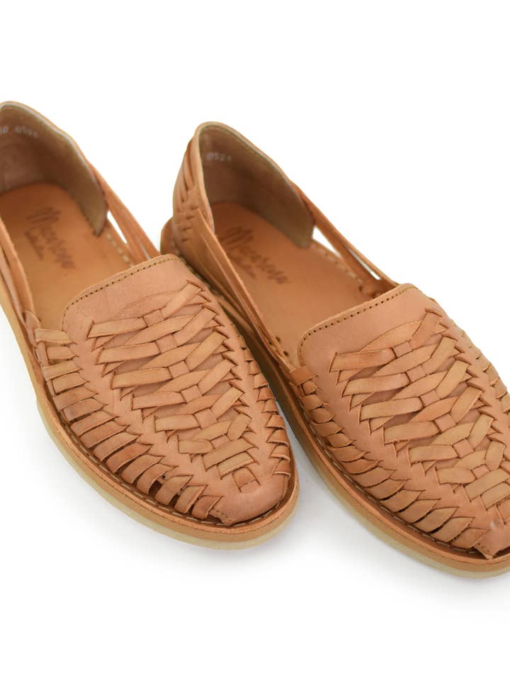 Macarena Collection Womens Shoes Leather Sandals 3050F Tan for wholesale by Macarena Collection