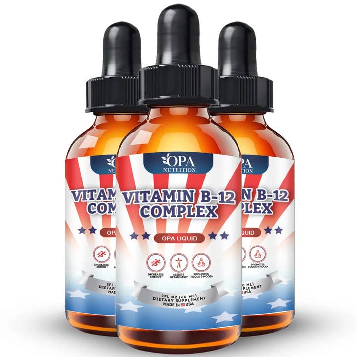 OPA Nutrition – wholesale Oral supplement/vitamin – Vitamin B12 1200 mcg Drops for Mood and Cognitive Support