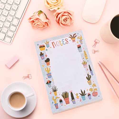 Cactus A5 Notepad for wholesale by The Persnickety Co