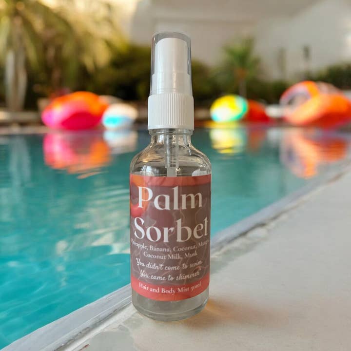 Palm Sorbet Hair and Body Mist for wholesale by Memento Scents