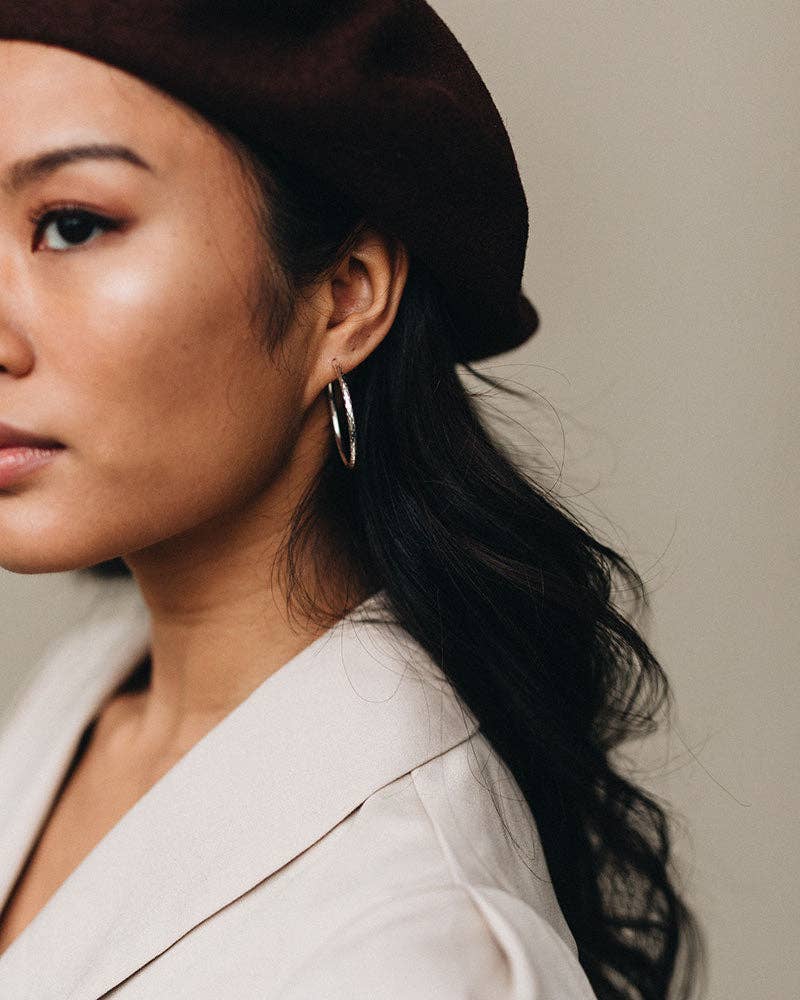 Pikfine eGbR - Wholesale Hoop Earrings - Faceted Creole "Line"1