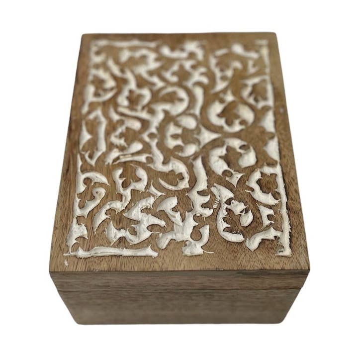 Hopes Unlimited - Wholesale Decorative Box - SALE Tea Caddy Box - Vine Design0