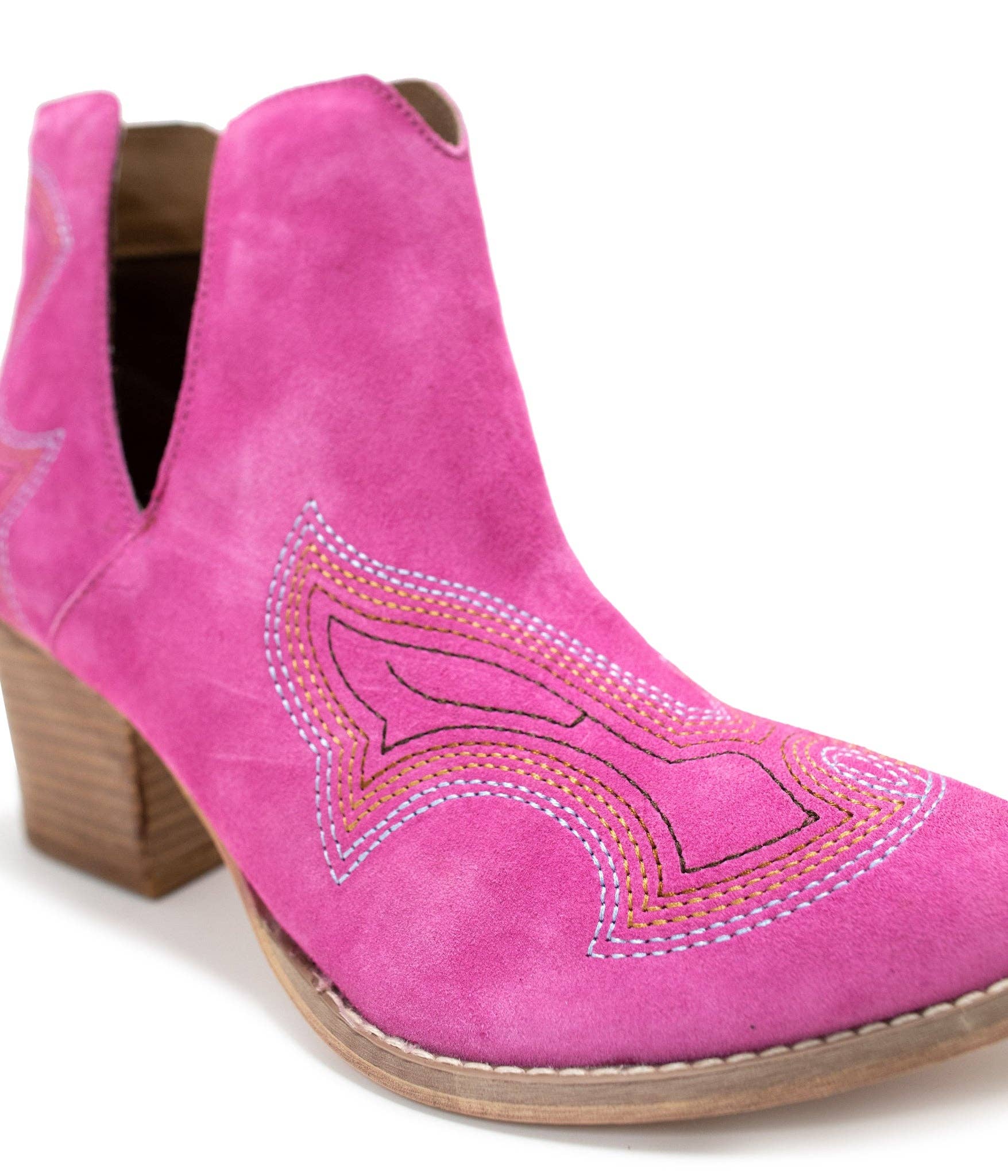 Naughty Monkey Open Pack - Wholesale Booties - Women's - Journee Ankle Boots in Magenta7