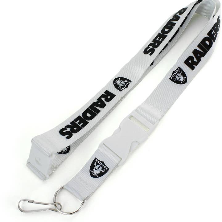 Aminco USA - Wholesale Lanyard - Unisex - NFL Las Vegas Raiders Team Lanyard, White