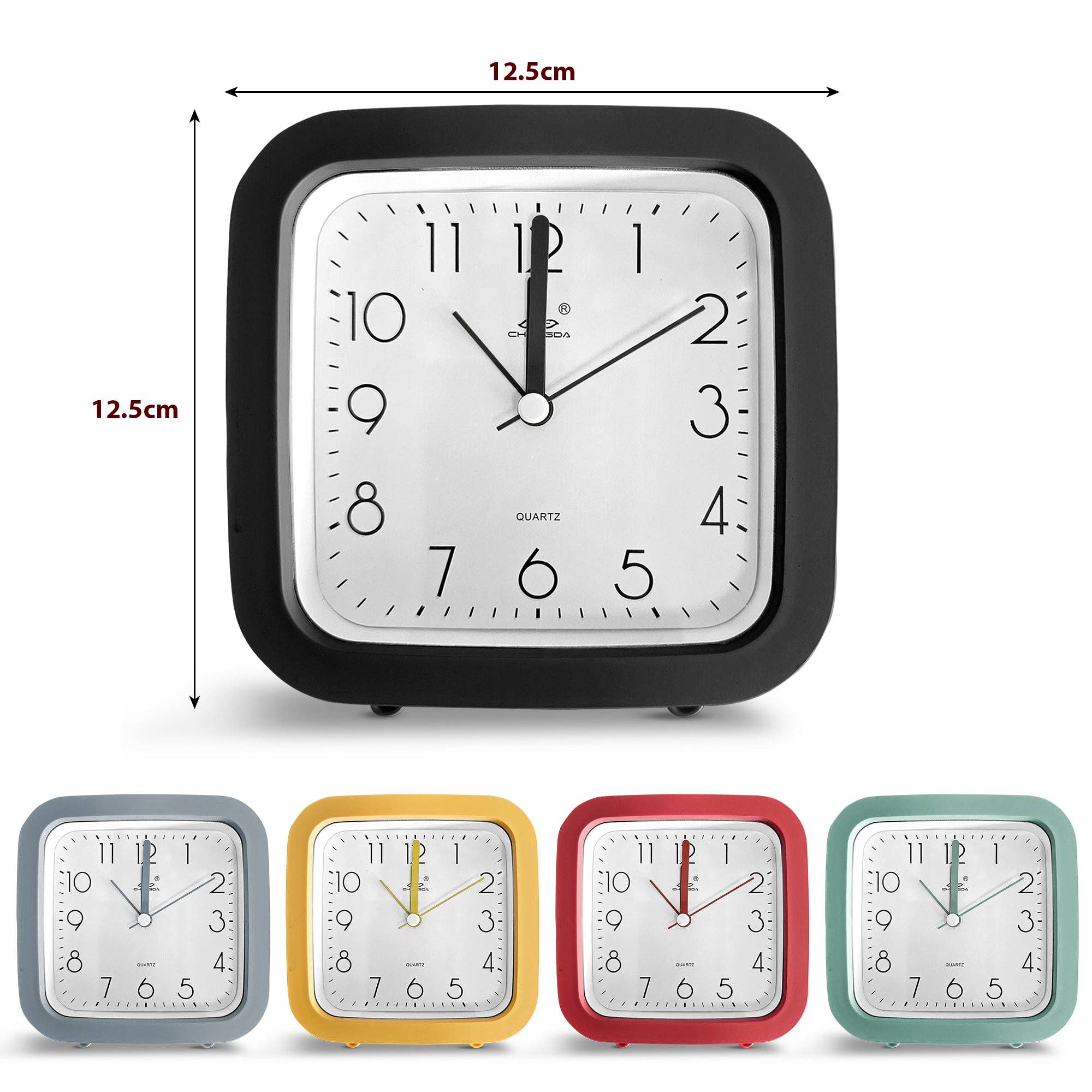Ledsone - Wholesale Alarm Clock - Small Alarm Analog Clocks for Students & Children (Bedside, Cute Design) ~523418