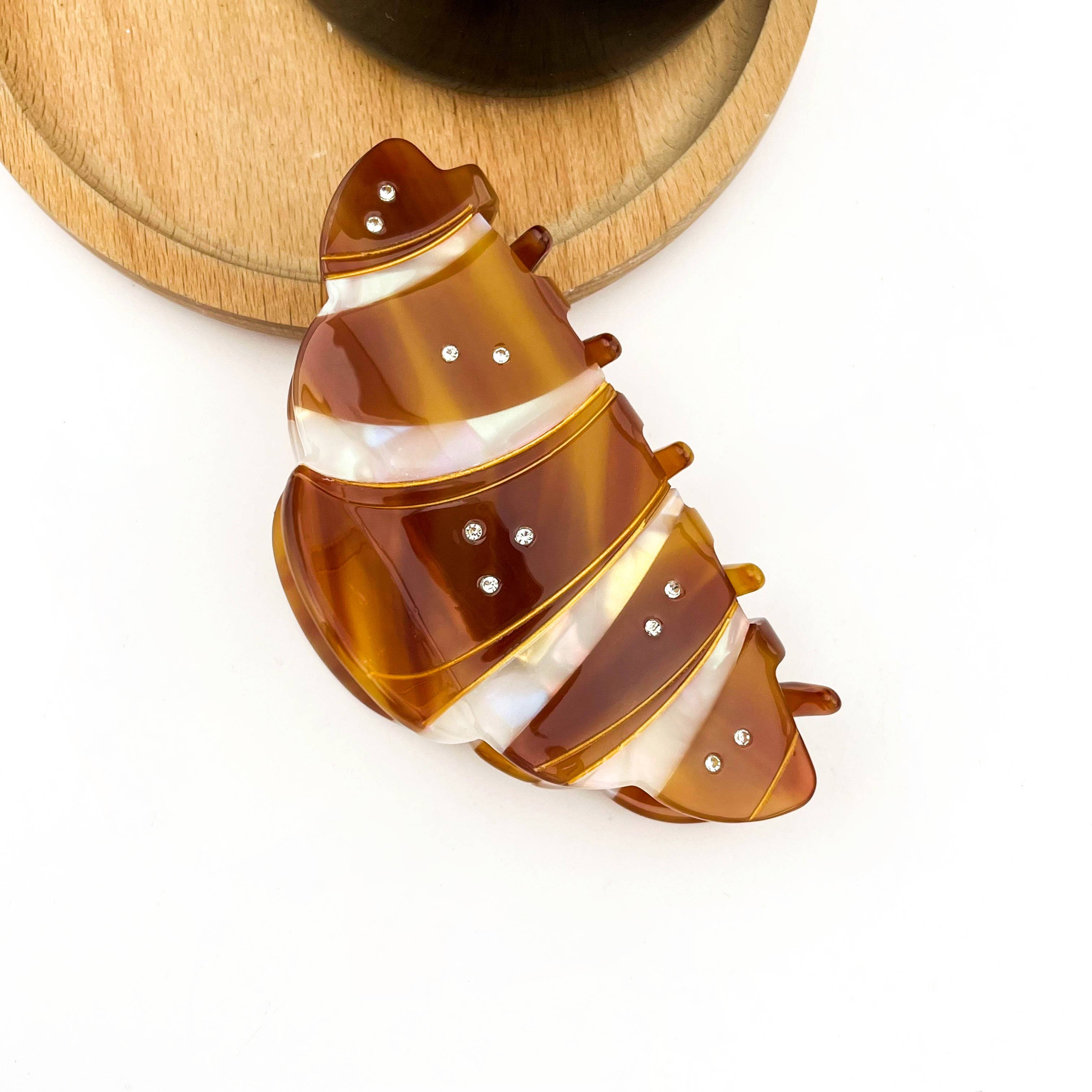 TheDivaSoap - Wholesale Hair Clip - Women's - New Croissant Hair Claw Clip, Bread-shaped Hair Clip2