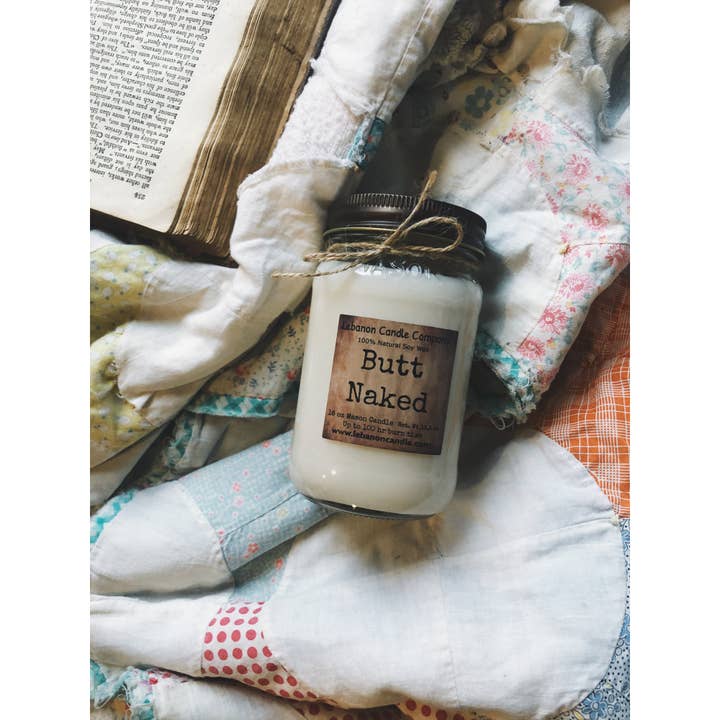 Lebanon Candle Company - Wholesale Jar/Filled Candle - Butt Naked Candle