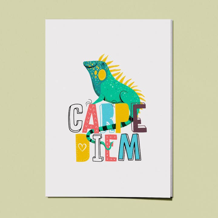 Cartão de Felicitações "Carpe Diem" Por Jaka Vukotič por atacado de DISPLEJ