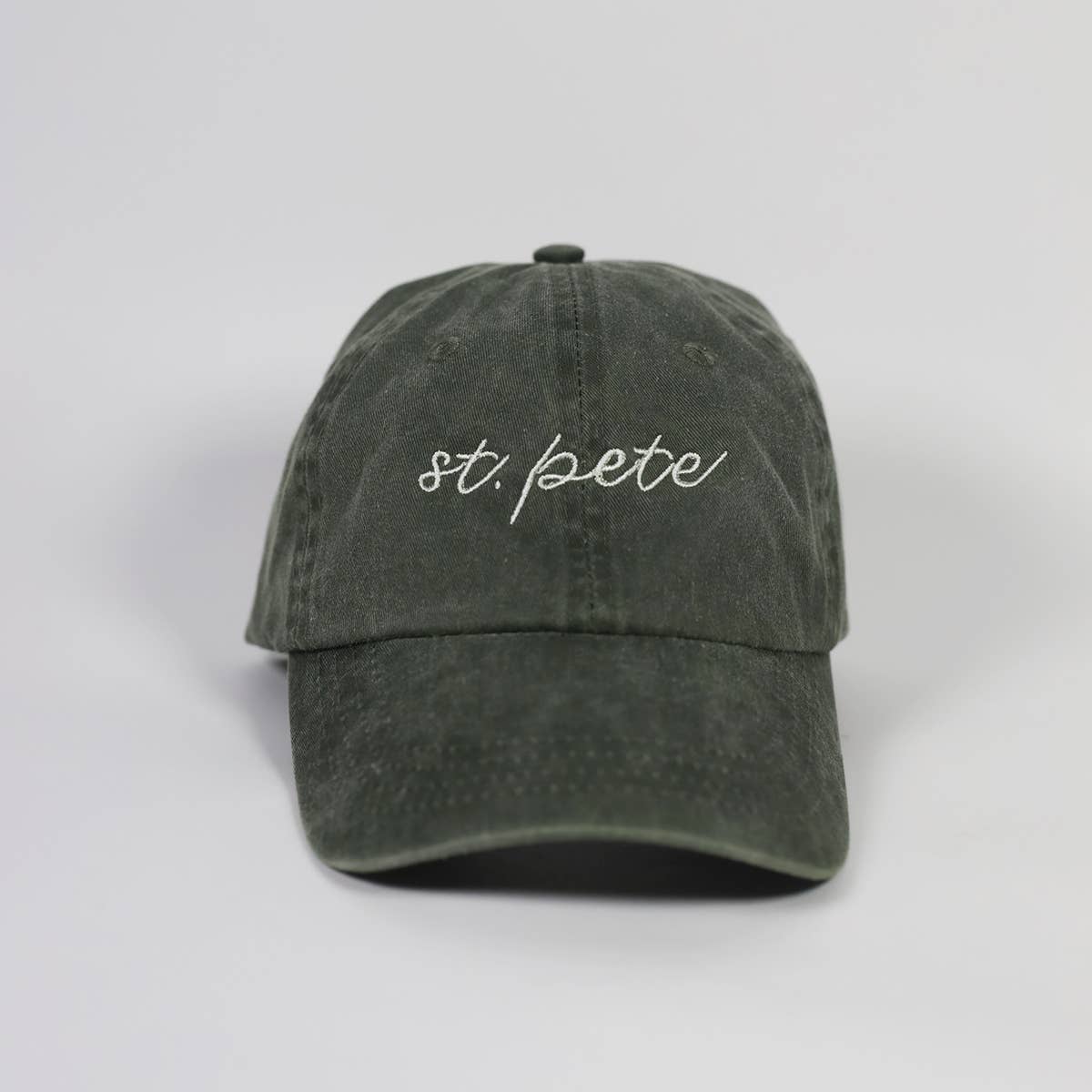 Tay Dunworth - Wholesale Baseball Cap - Unisex - St. Pete (Florida) Cursive Embroidered Dad Hat2