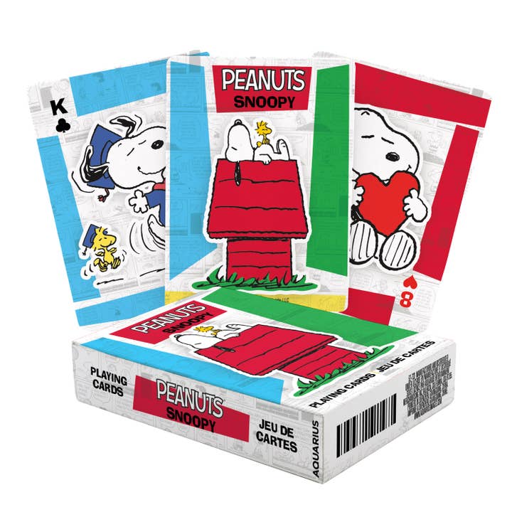 AQUARIUS, GAMAGO, ICUP, & ROCK SAWS by NMR Brands - Wholesale Playing Cards - Peanuts Snoopy Playing Cards