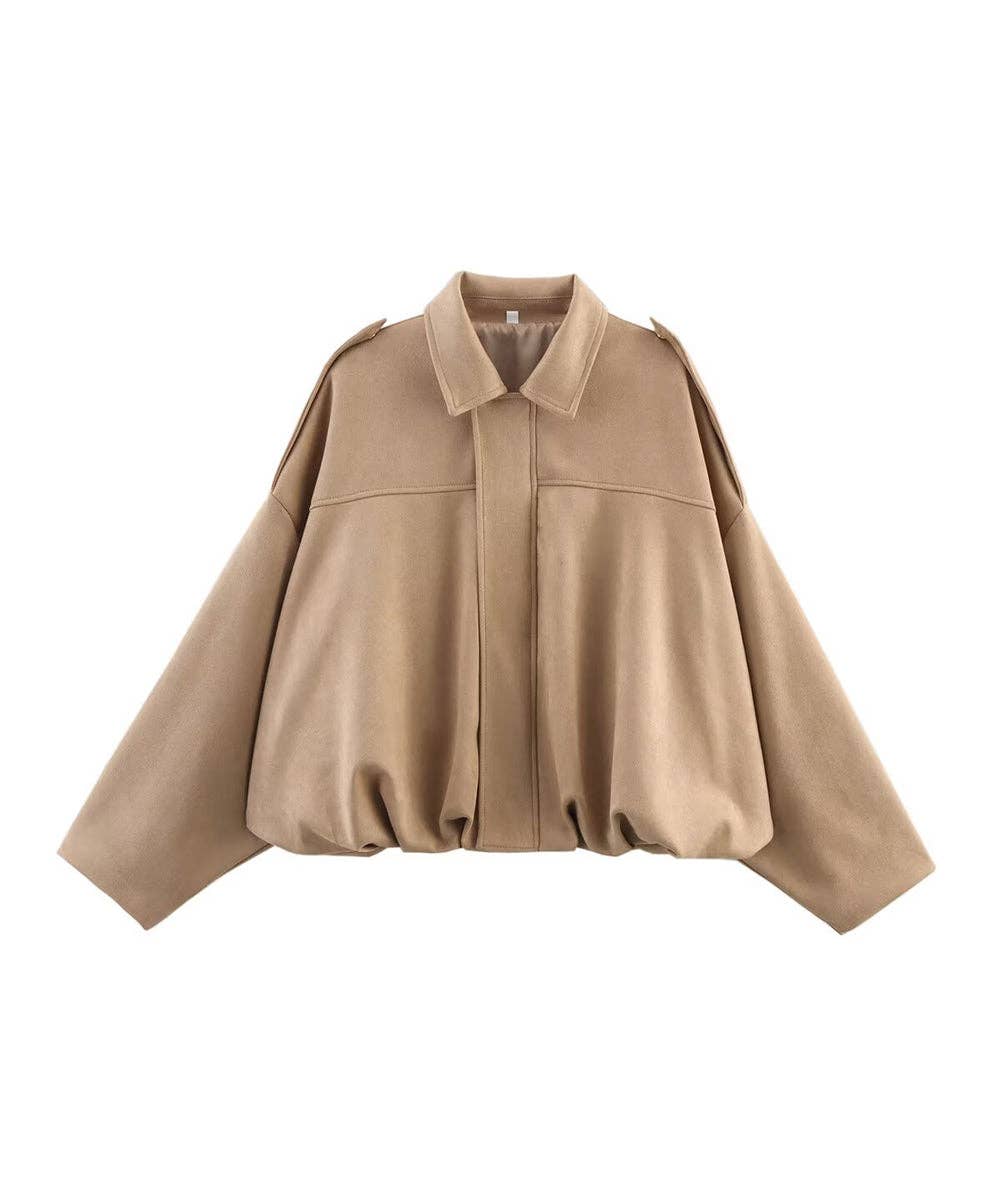 Aria Romance - Wholesale Jacket - Women's - Suede Texture Lapel Jacket18