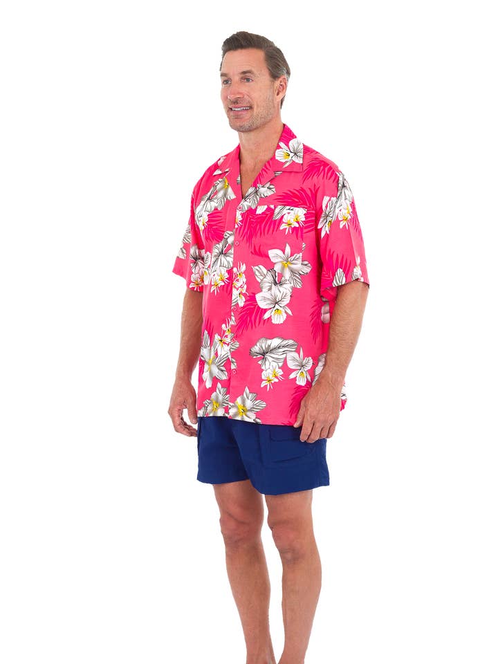 Style HPP01-HPP09 Unisex Hawaiian Shirt for wholesale by Uzzi